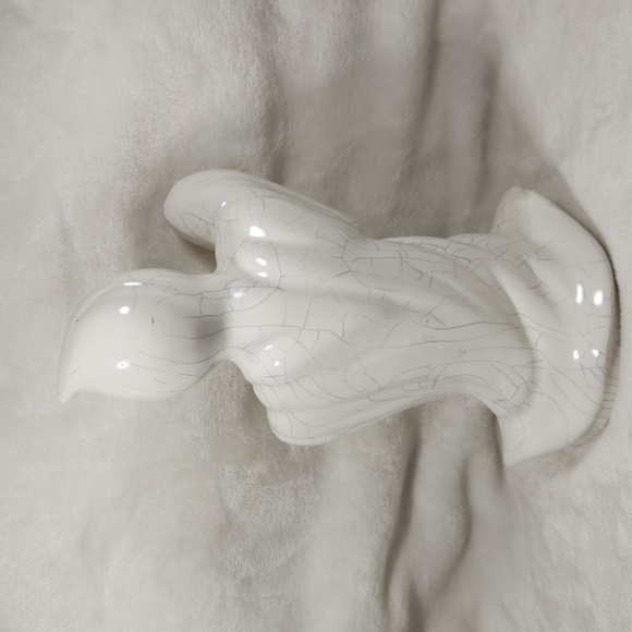 Vintage Halloween White, Spirit Ceramic Ghost Statue Decoration - Picture 2 of 6